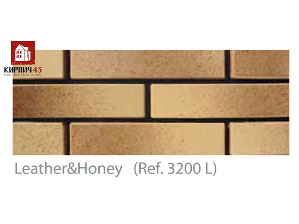 клинкерный глазурованный кирпич Leather&Honey Ref. 3200 L